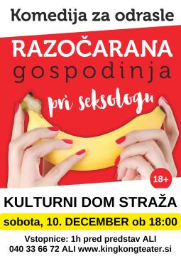 Plakat_komedija Razočarana gospodinja pri seksologu 